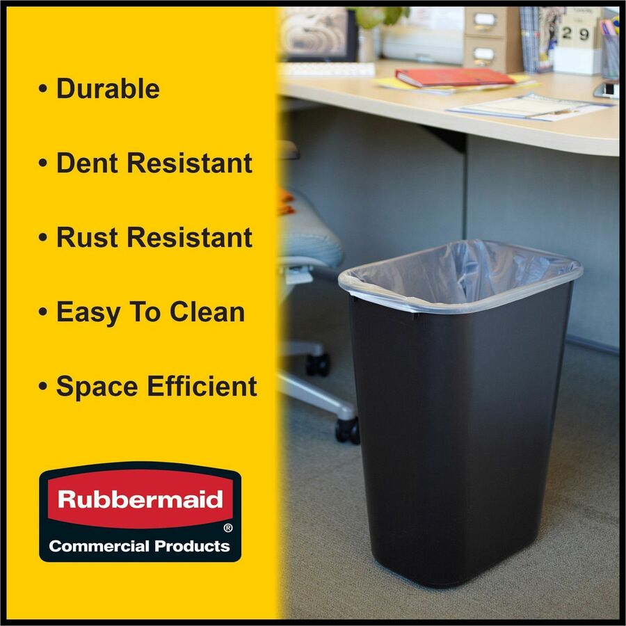 Rubbermaid Commercial 41 QT Large Deskside Wastebasket