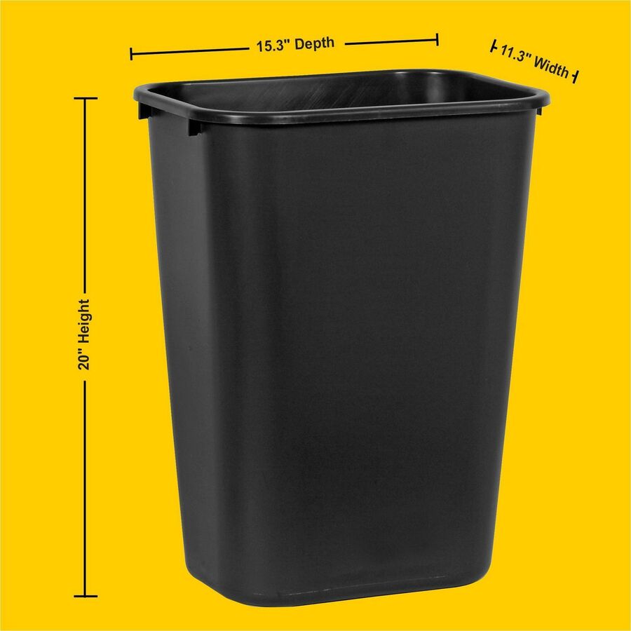 Rubbermaid Commercial 41 QT Large Deskside Wastebasket
