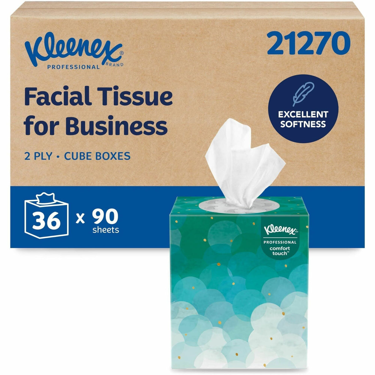 Kleenex Professional Facial Tissue 2-ply