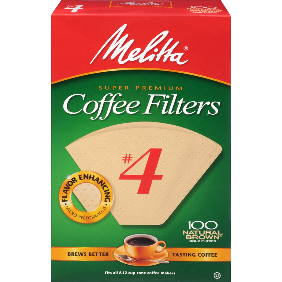 Melitta Super Premium No. 4 Coffee Filters