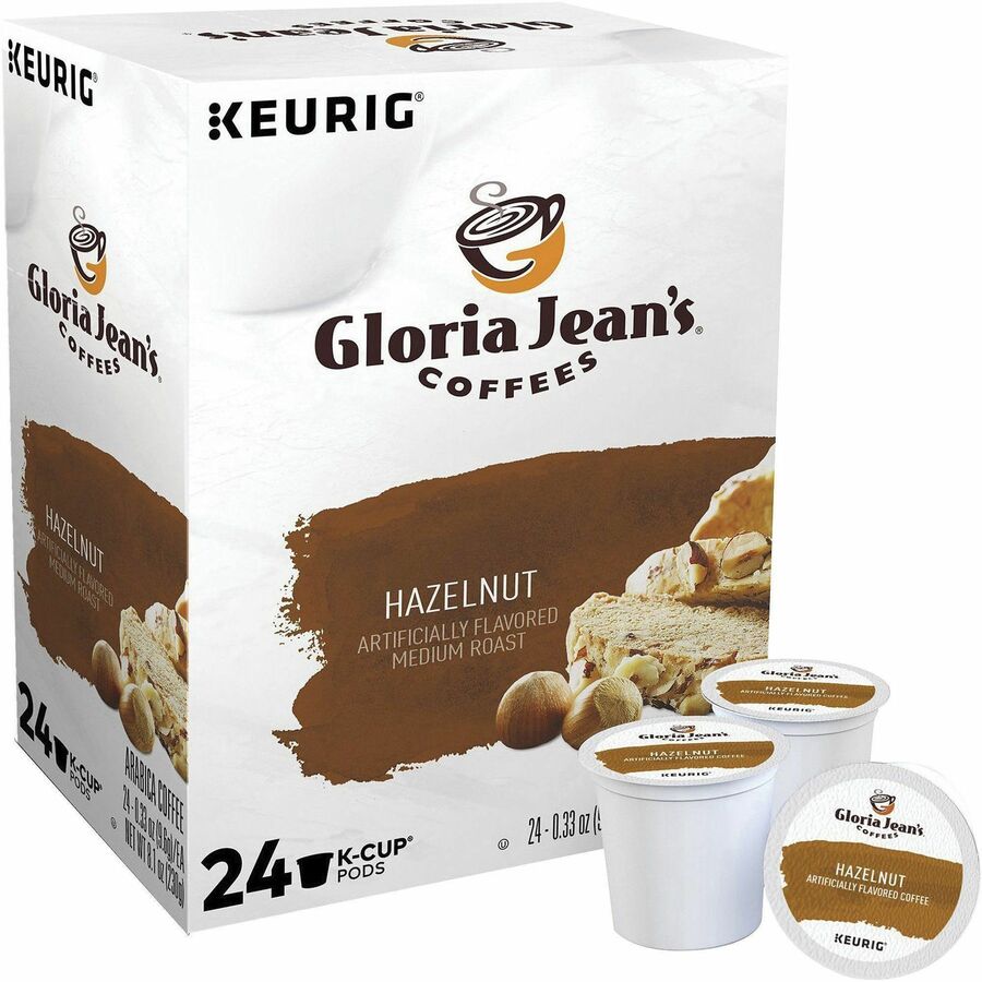 Gloria Jean's K-Cup, Pod Hazelnut Coffee