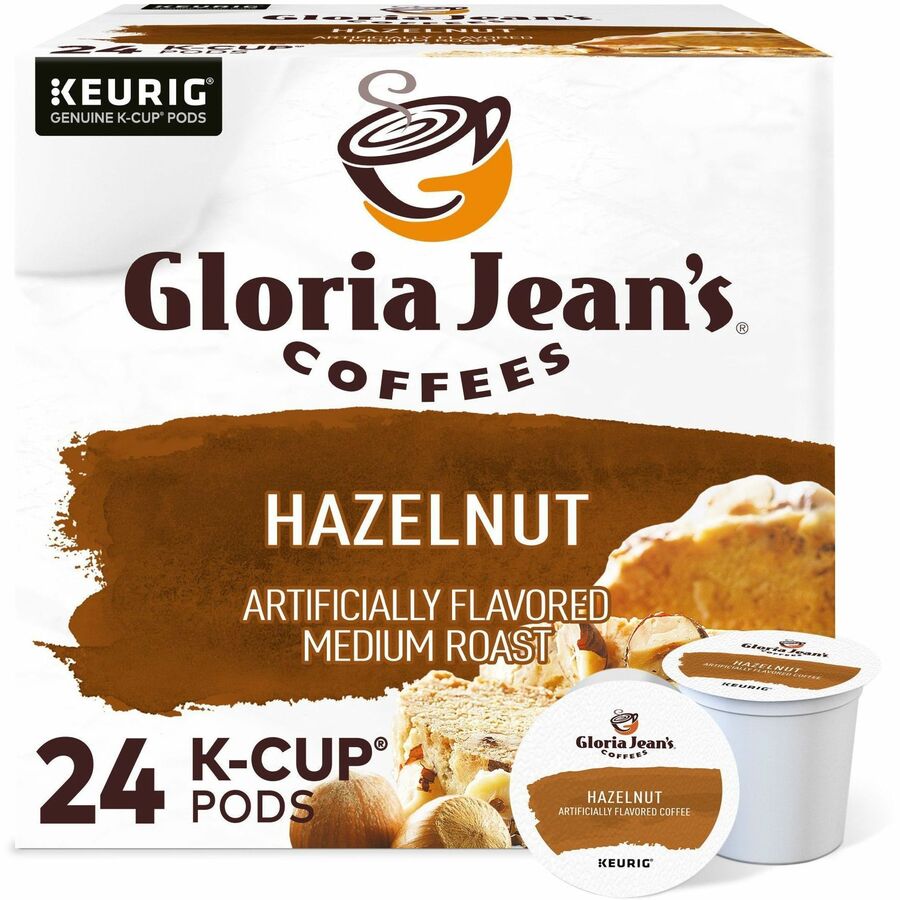 Gloria Jean's K-Cup, Pod Hazelnut Coffee