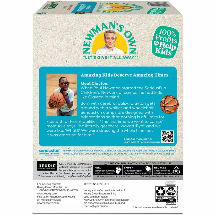 Newman's Own® Organics K-Cup, Pod Organics Special Blend Coffee