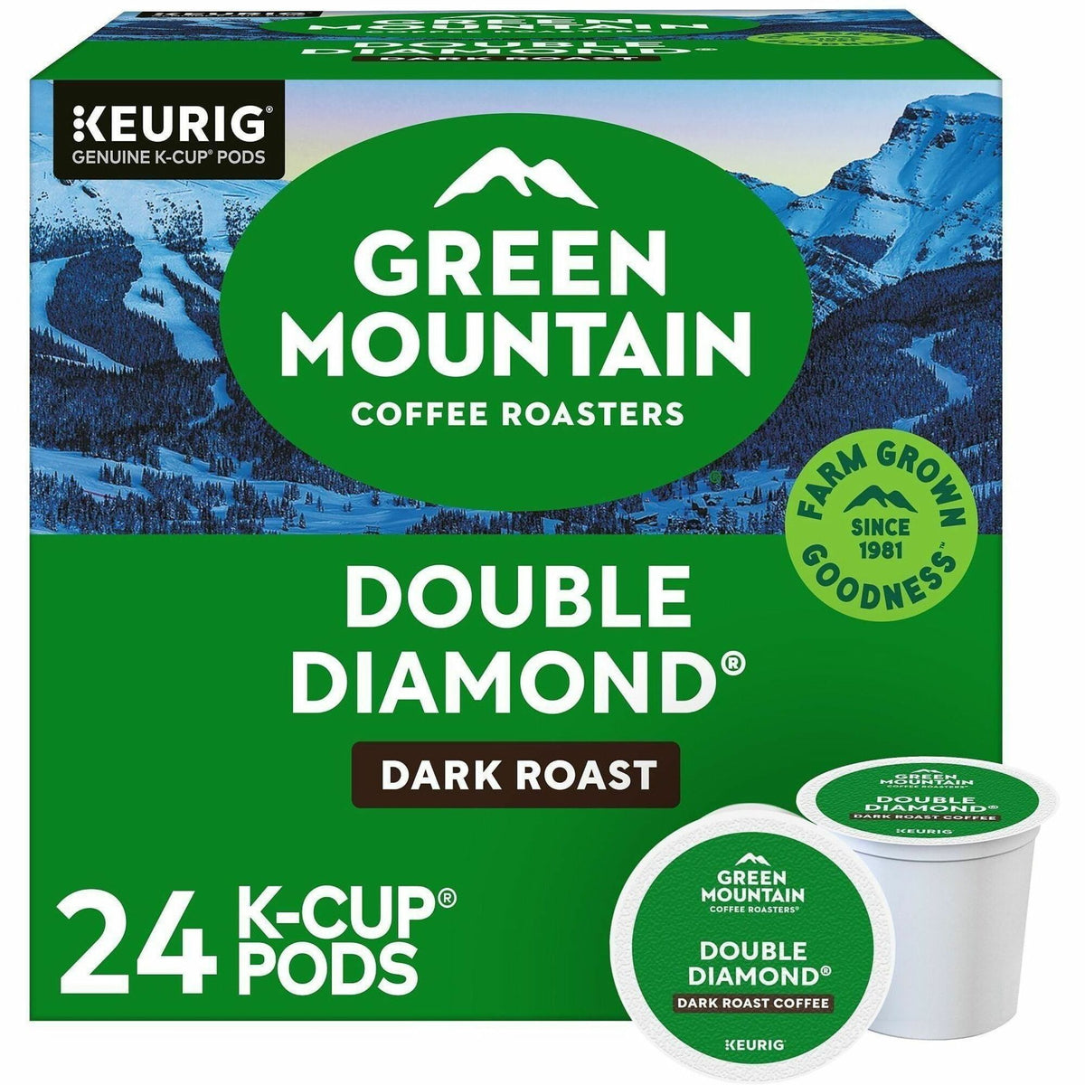 Green Mountain Coffee K-Cup, Pod Double Diamond Coffee