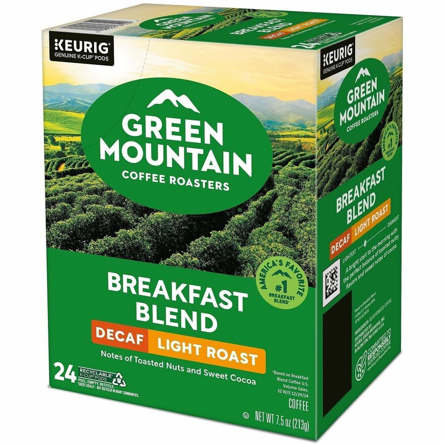 Green Mountain Coffee Roasters® K-Cup Breakfast Blend Decaf Coffee