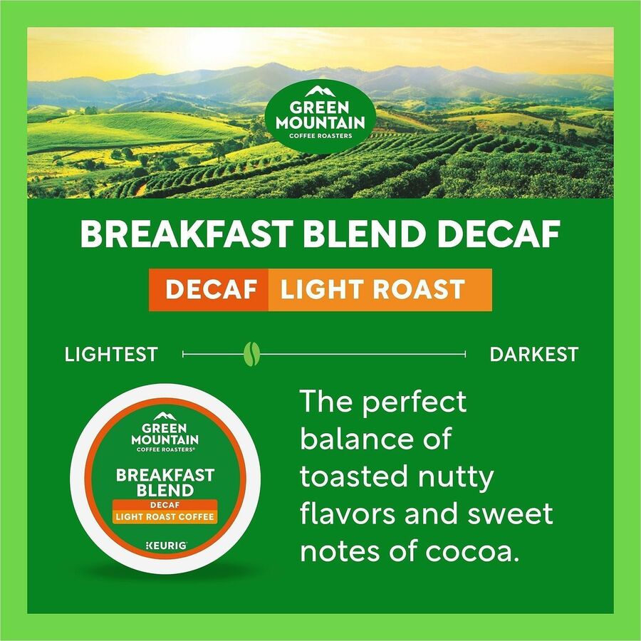 Green Mountain Coffee Roasters® K-Cup Breakfast Blend Decaf Coffee
