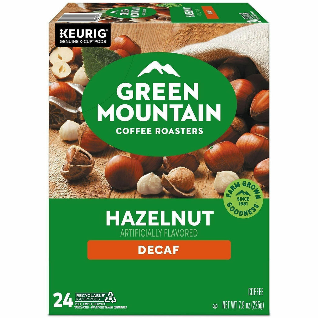 Green Mountain Coffee K-Cup, Pod Hazelnut Decaf Coffee