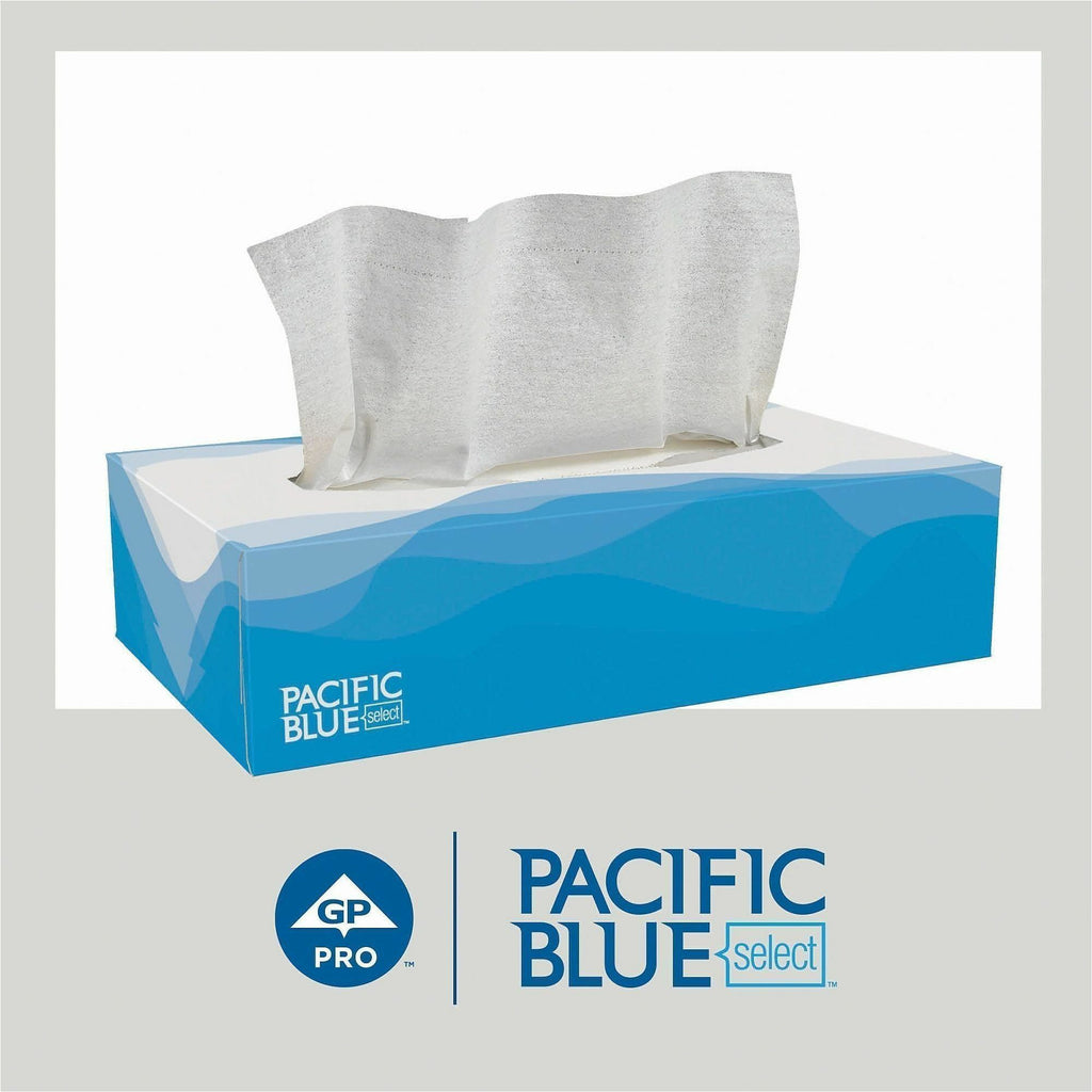 Pacific Blue Select Facial Tissue by GP Pro - Flat Box