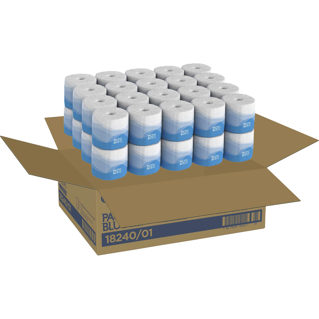 Pacific Blue Select Standard-Roll Embossed Toilet Paper