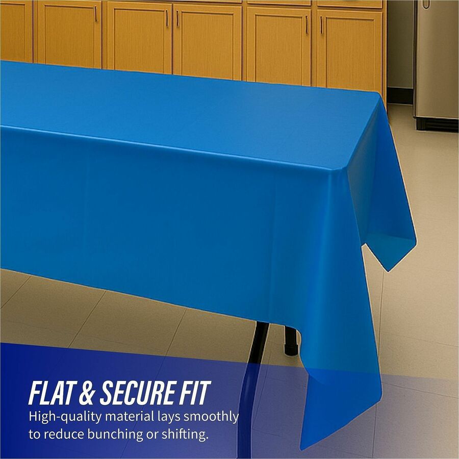 Genuine Joe Plastic Rectangular Table Covers
