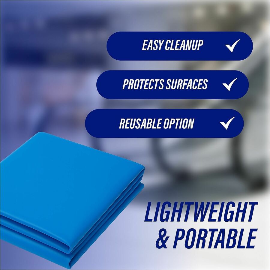 Genuine Joe Plastic Rectangular Table Covers