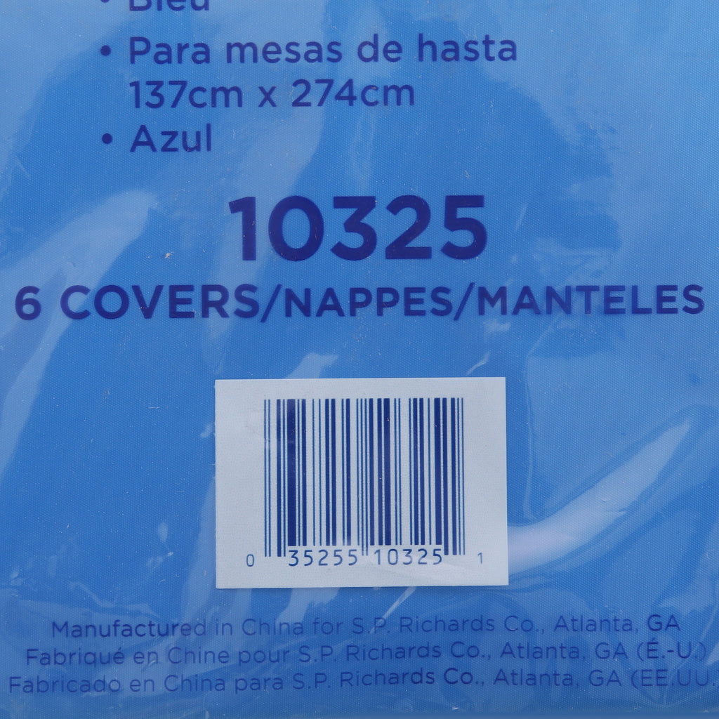 Genuine Joe Plastic Rectangular Table Covers