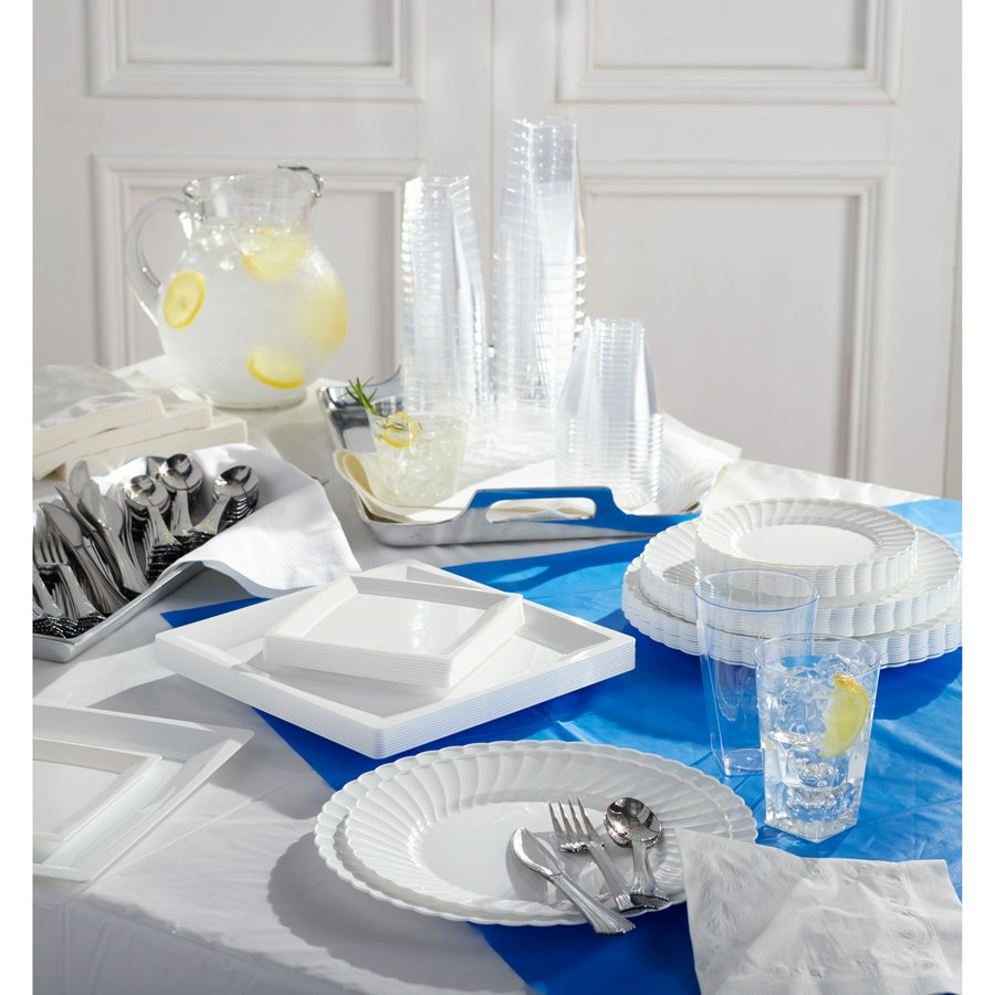 Genuine Joe Plastic Rectangular Table Covers