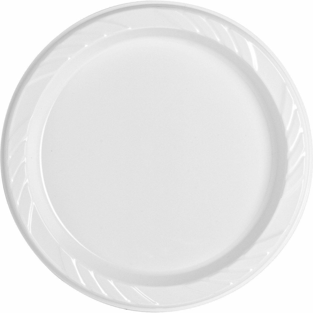 Genuine Joe 9" Reusable Plastic Plates