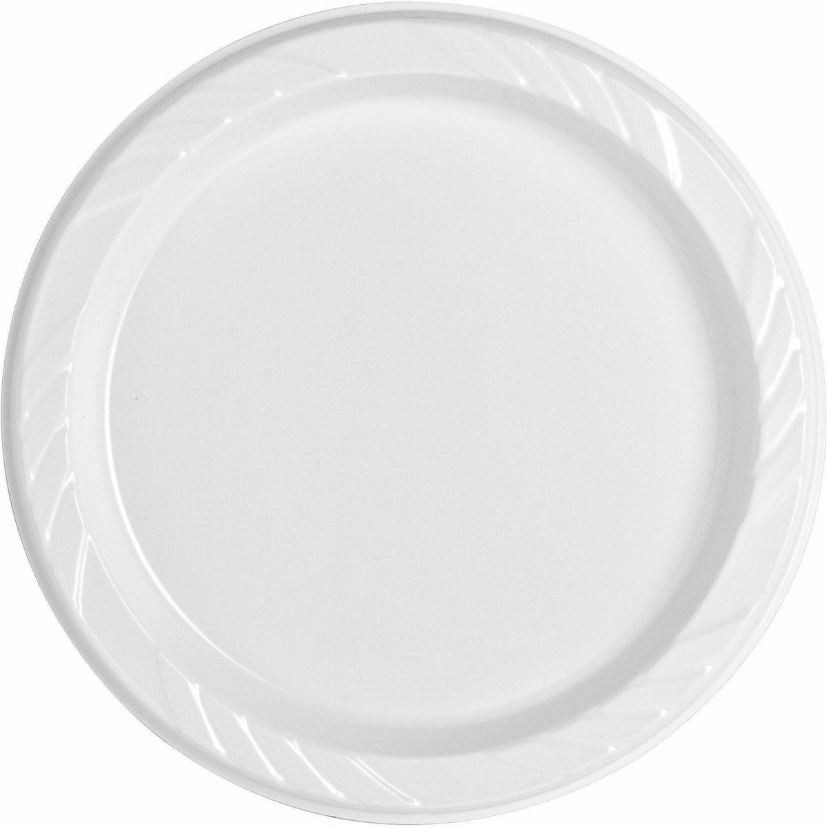 Genuine Joe 9" Reusable Plastic Plates