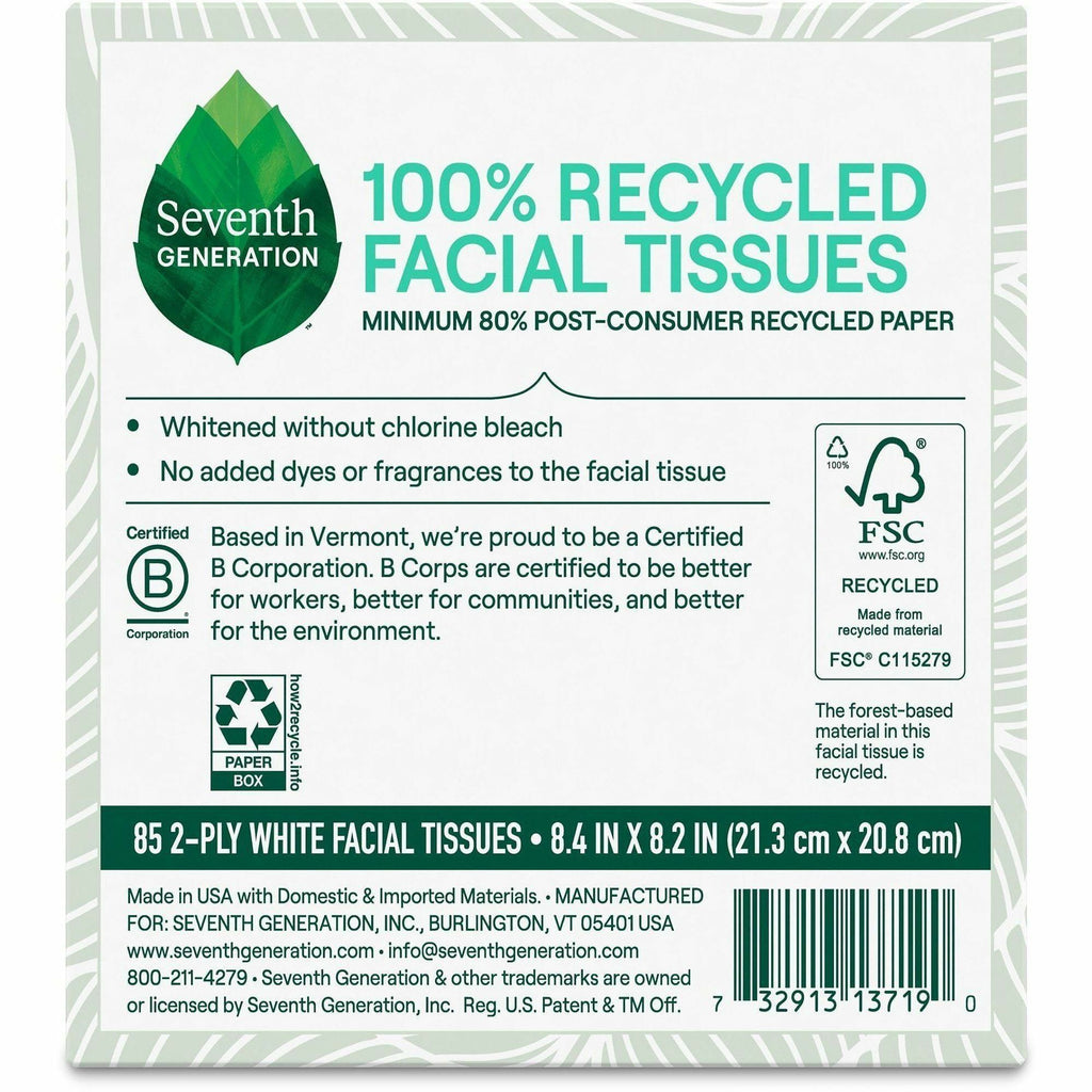 Seventh Generation 100% Recycled Facial Tissues