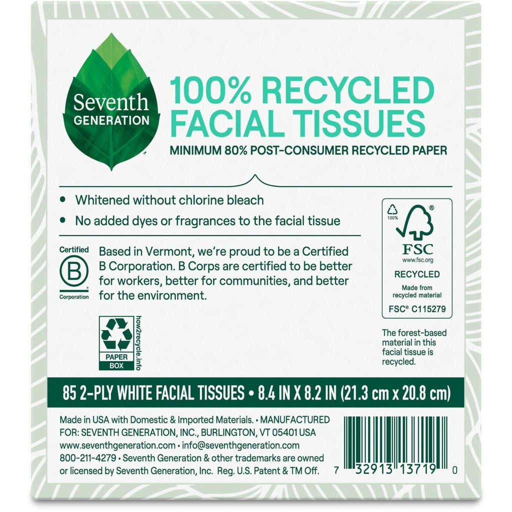 Seventh Generation 100% Recycled Facial Tissues