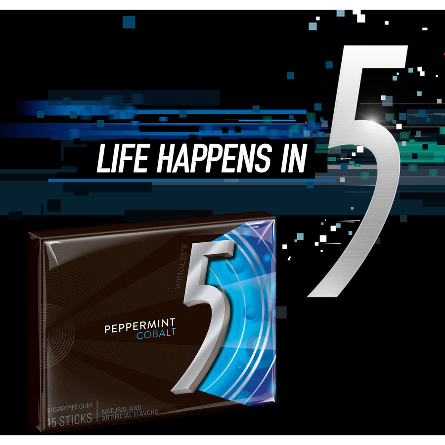 5 Gum Cobalt 5 Peppermint Sugar-free Gum