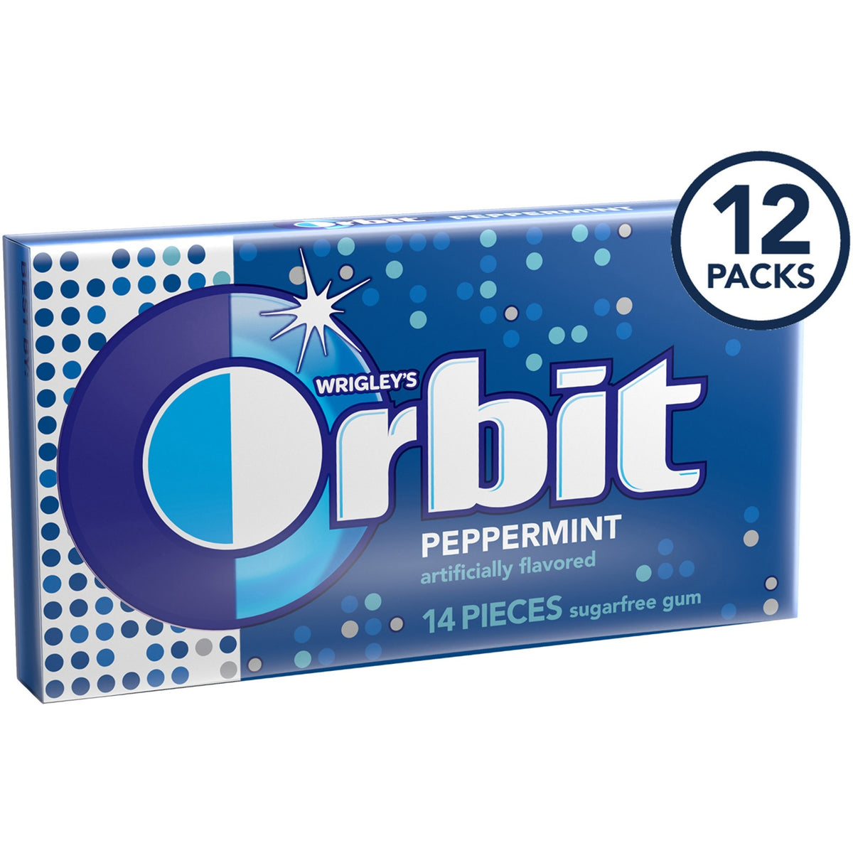 Orbit Peppermint Sugarfree Gum - 12 packs