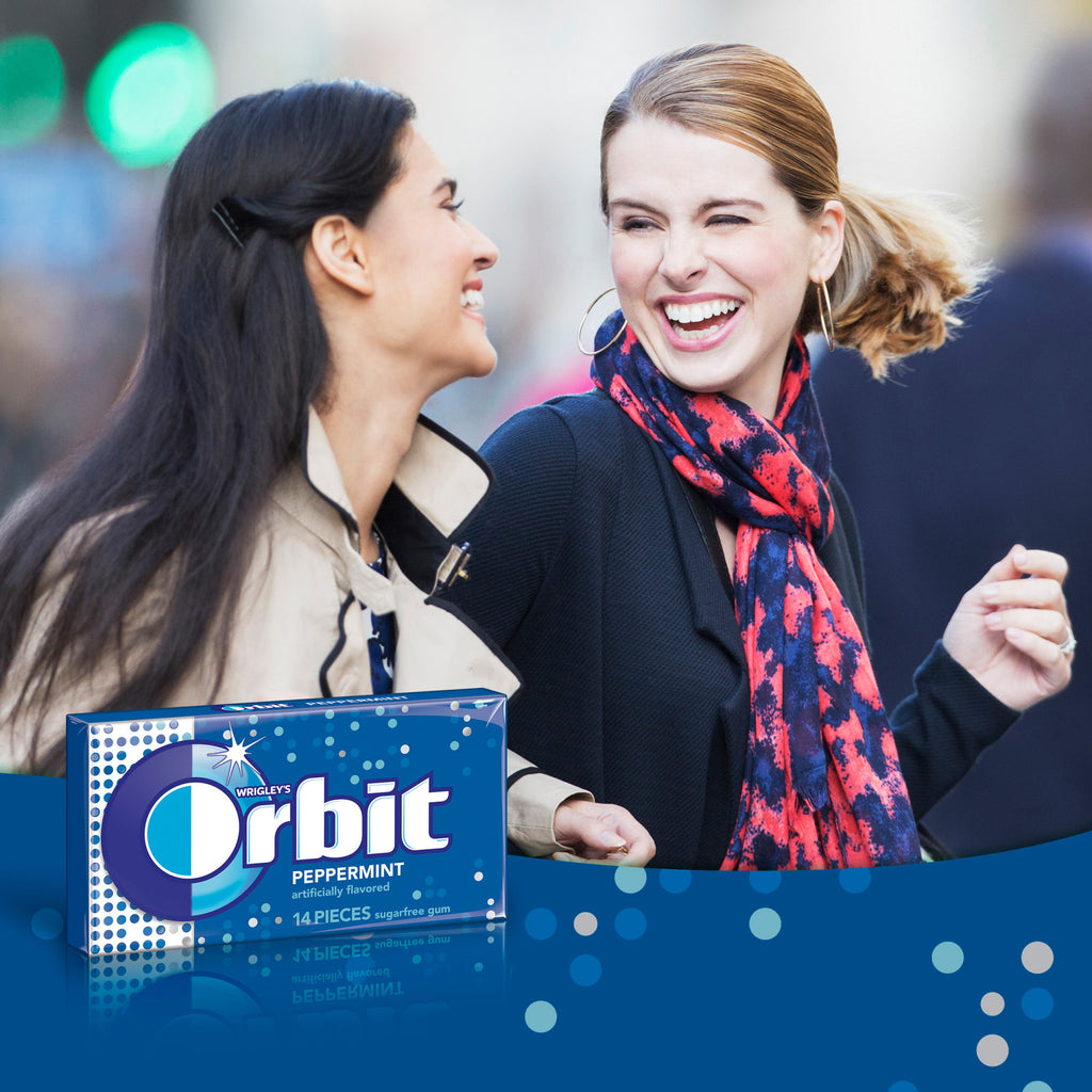 Orbit Peppermint Sugarfree Gum - 12 packs