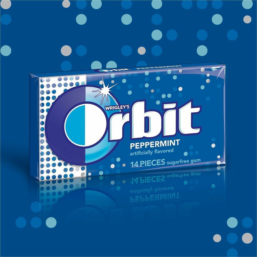 Orbit Peppermint Sugarfree Gum - 12 packs