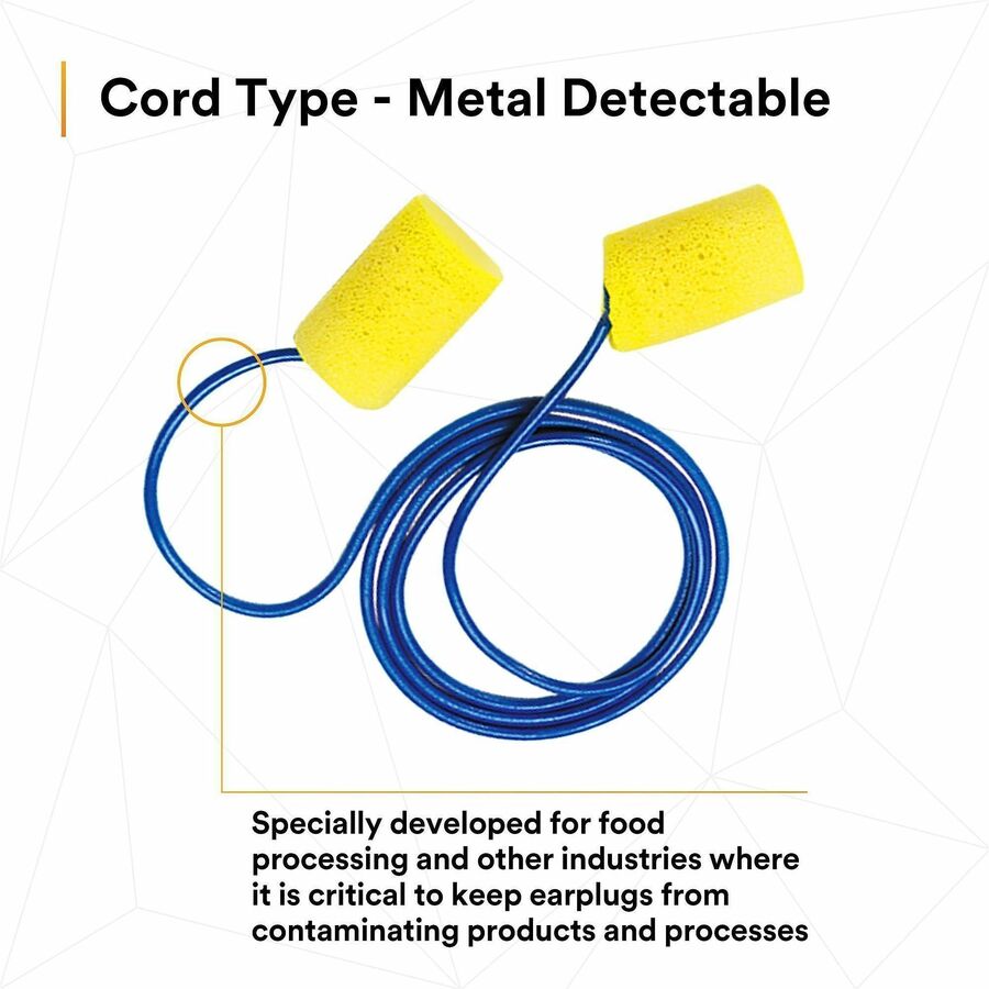 Aearo Corded Foam Earplugs