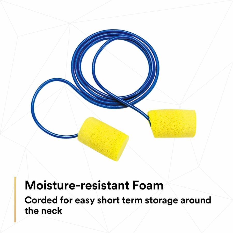 Aearo Corded Foam Earplugs