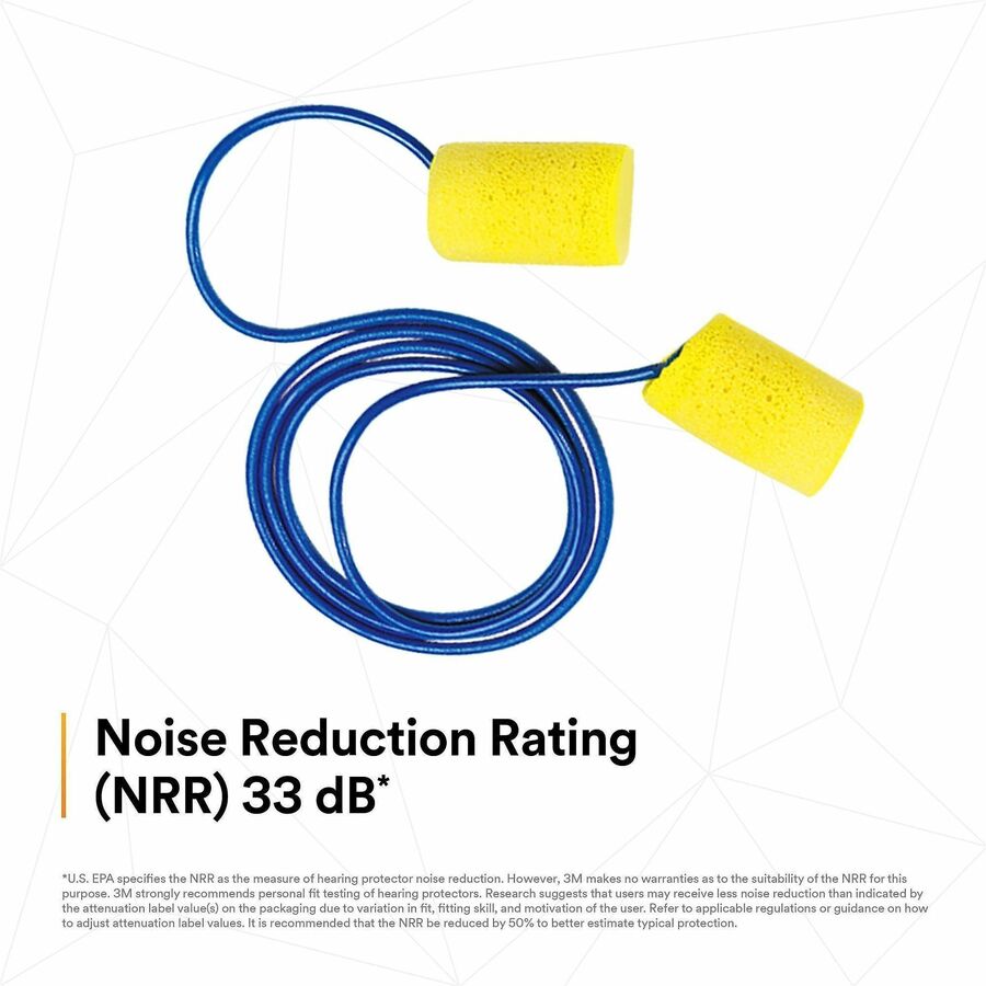 Aearo Corded Foam Earplugs