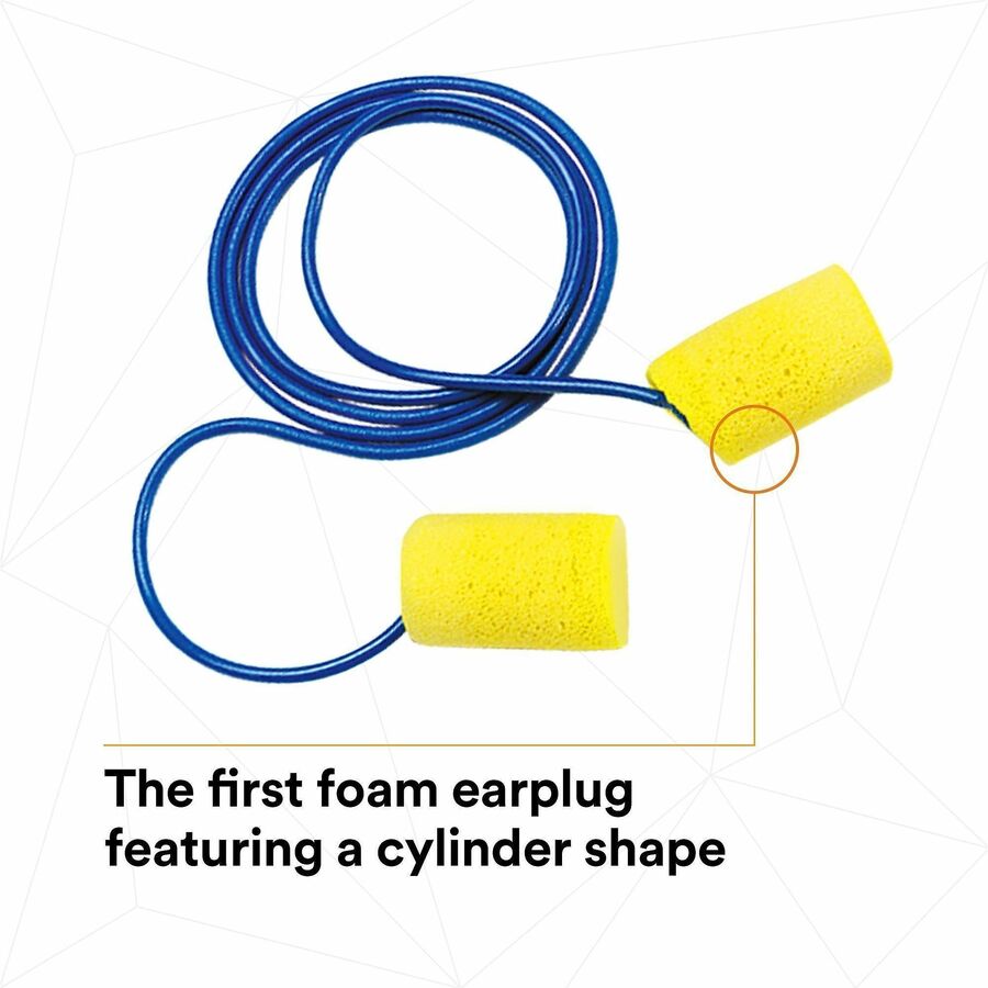 Aearo Corded Foam Earplugs