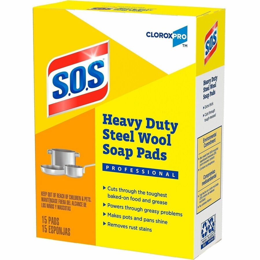 CloroxPro™ S.O.S® Steel Wool Soap Pads
