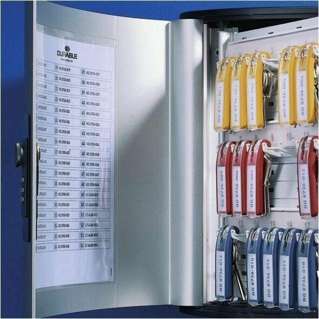 DURABLE Predrilled Brushed Key Cabinet
