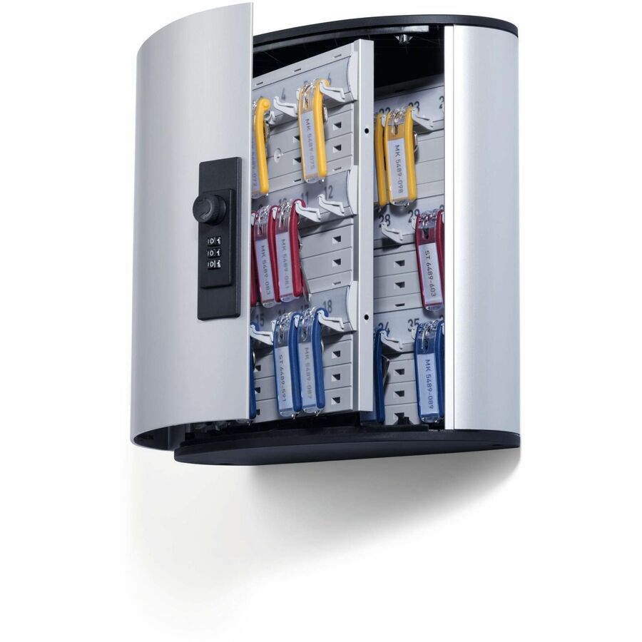 DURABLE Predrilled Brushed Key Cabinet