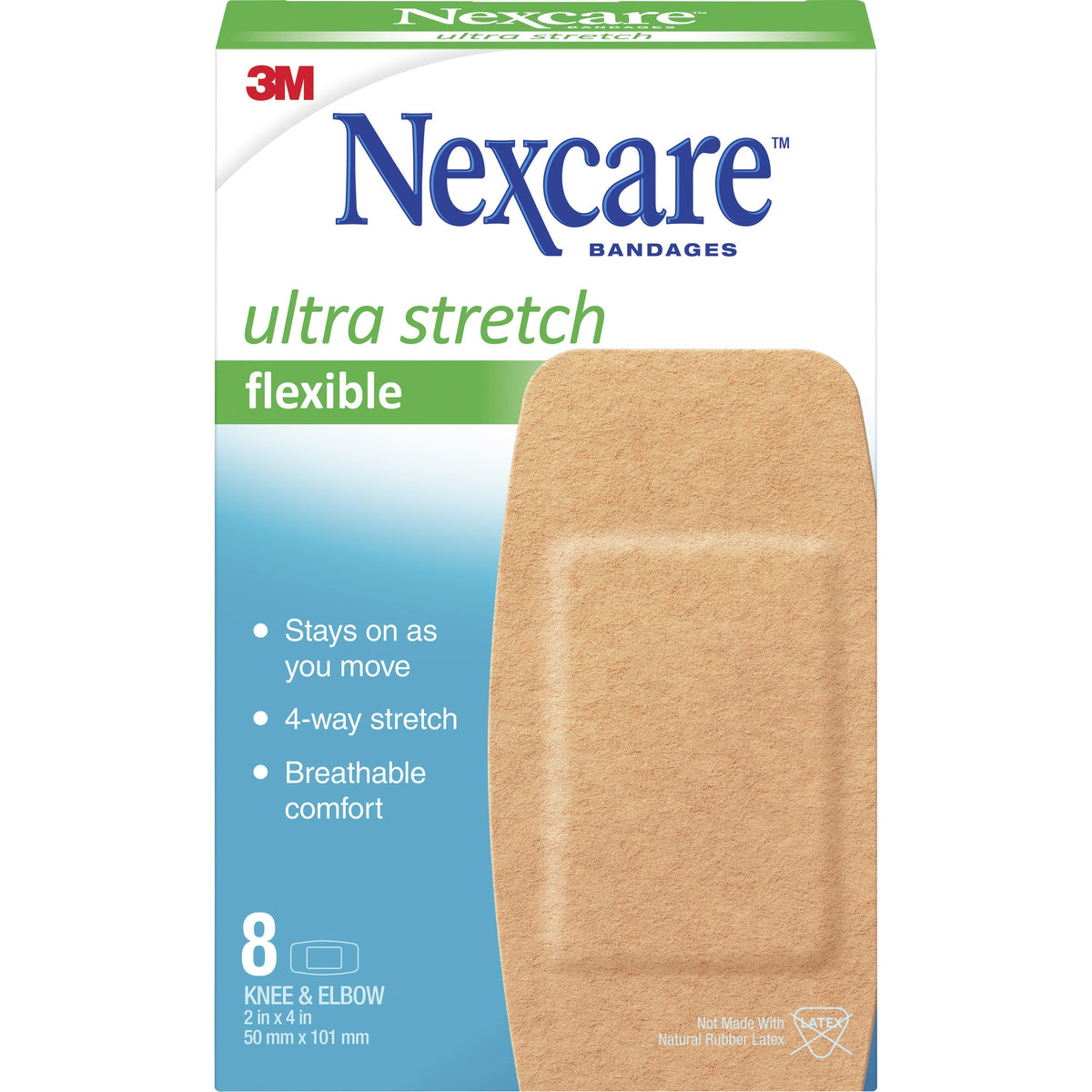 Nexcare Soft 'n Flex Bandages, 2"W
