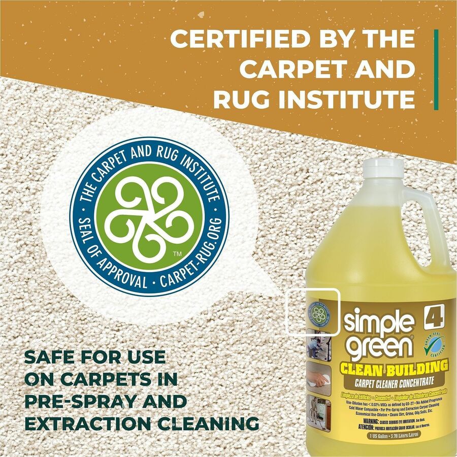 Simple Green Clean Building Carpet Cleaner Concentrate