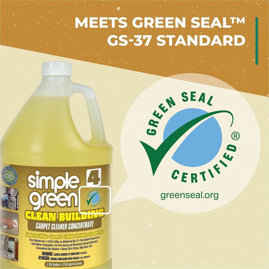 Simple Green Clean Building Carpet Cleaner Concentrate