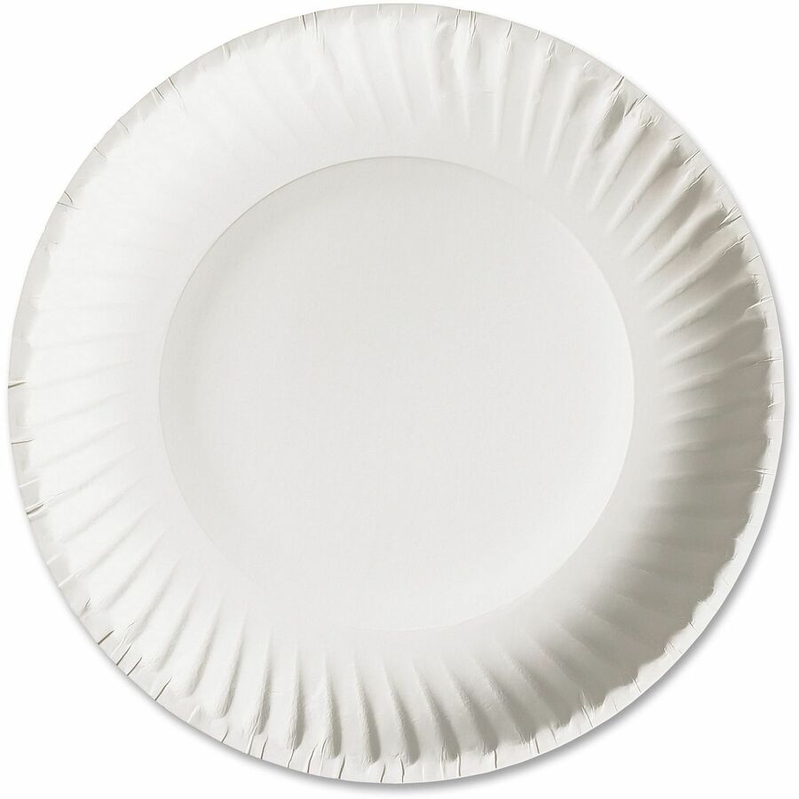 Green Label 9" Green Label Economy Paper Plates