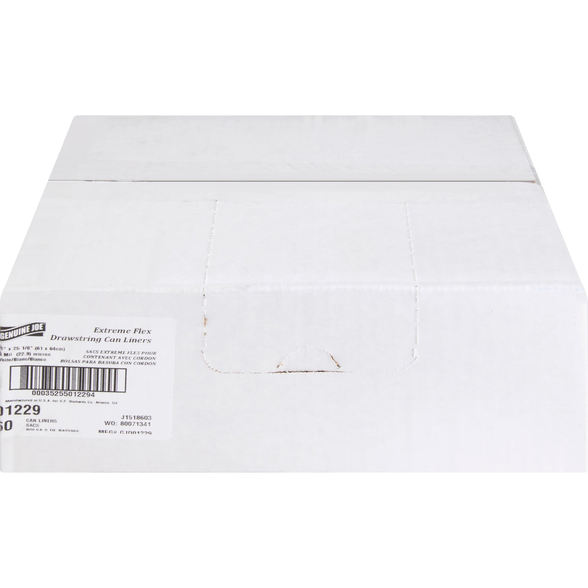 Genuine Joe Flexible Drawstring Trash Can Liners