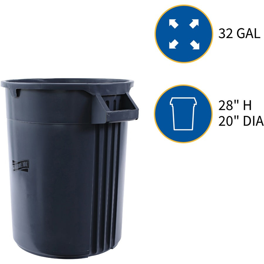 Genuine Joe Heavy-Duty Trash Container