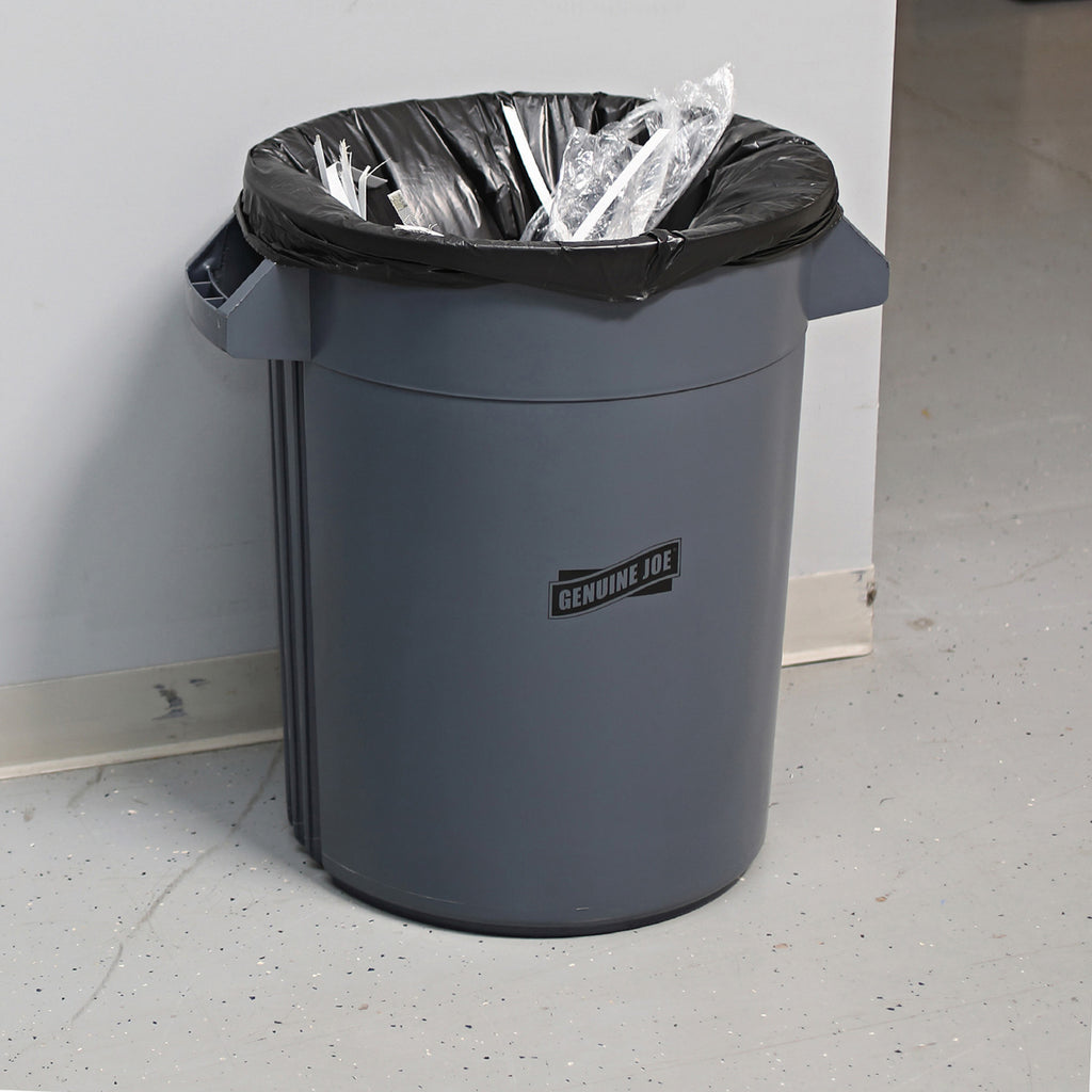 Genuine Joe Heavy-Duty Trash Container