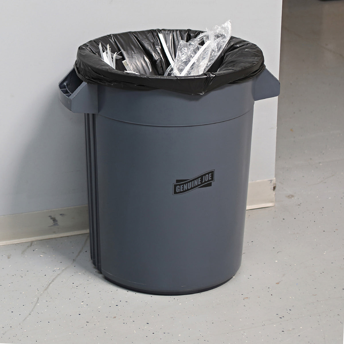 Genuine Joe Heavy-Duty Trash Container