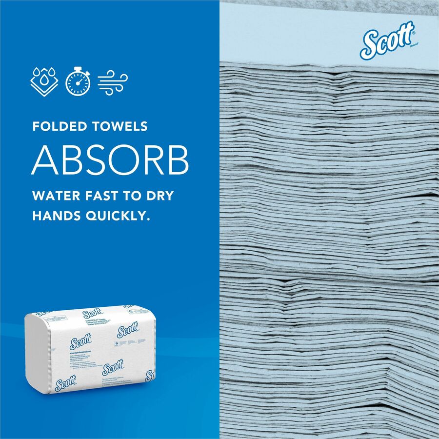 Scott® Pro Scottfold Multifold Paper Towels with Fast-Drying Absorbency Pockets