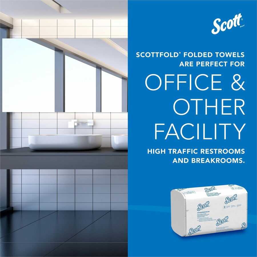 Scott® Pro Scottfold Multifold Paper Towels with Fast-Drying Absorbency Pockets
