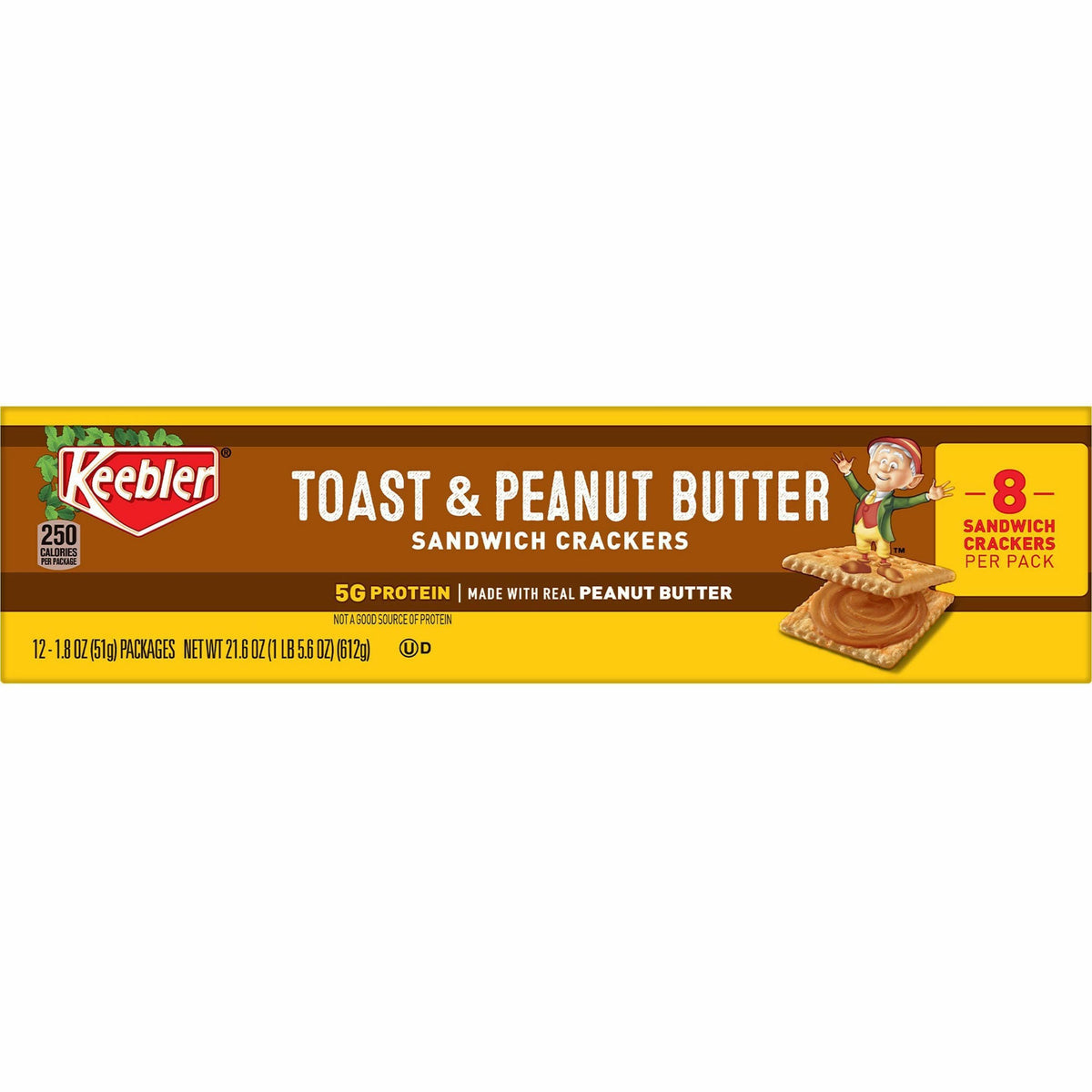 Keebler Toast and Peanut Butter Sandwich Crackers
