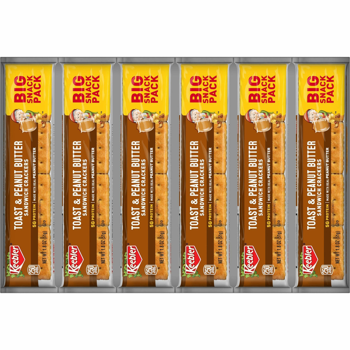 Keebler Toast and Peanut Butter Sandwich Crackers