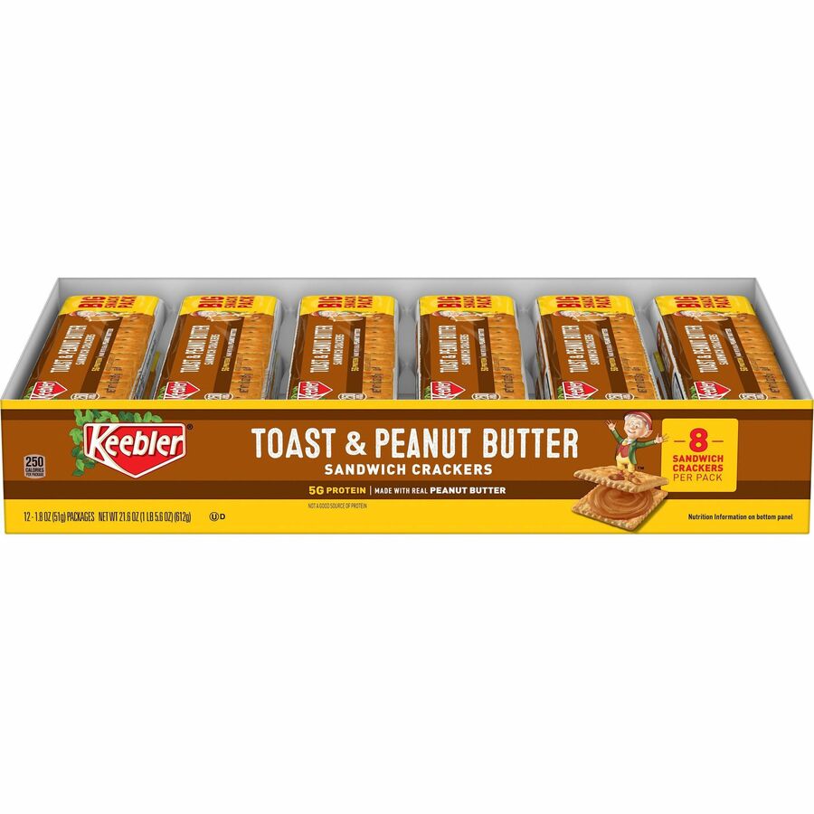 Keebler Toast and Peanut Butter Sandwich Crackers
