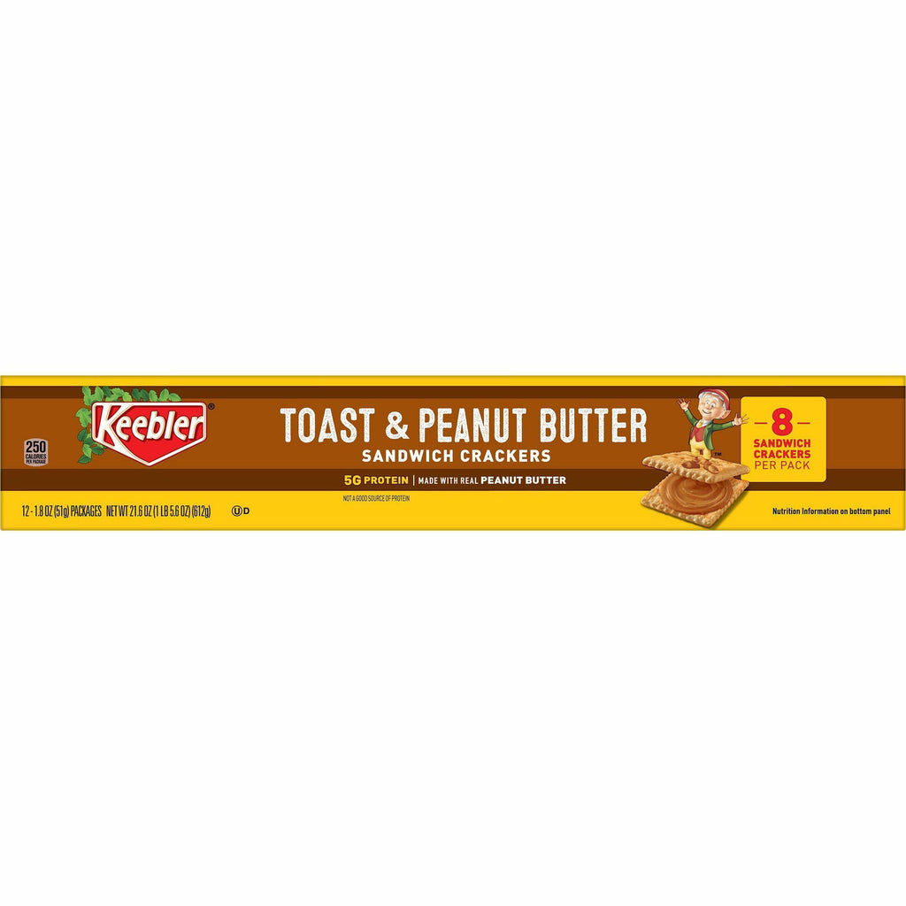 Keebler Toast and Peanut Butter Sandwich Crackers