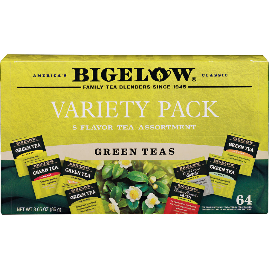 Bigelow Assorted Flavor Tray Pack Green Tea Bag