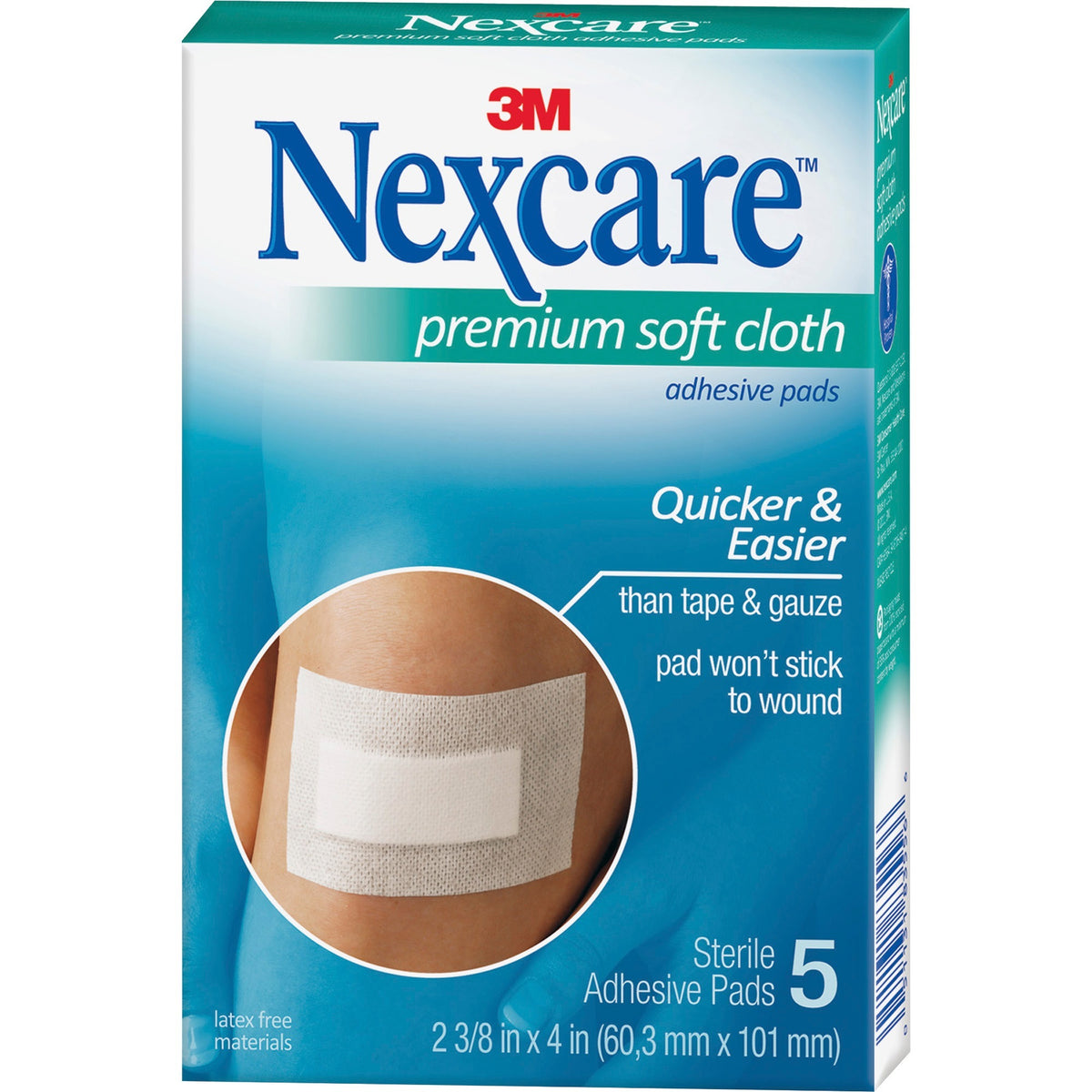 Nexcare Soft Cloth Premium Adhesive Gauze Pad