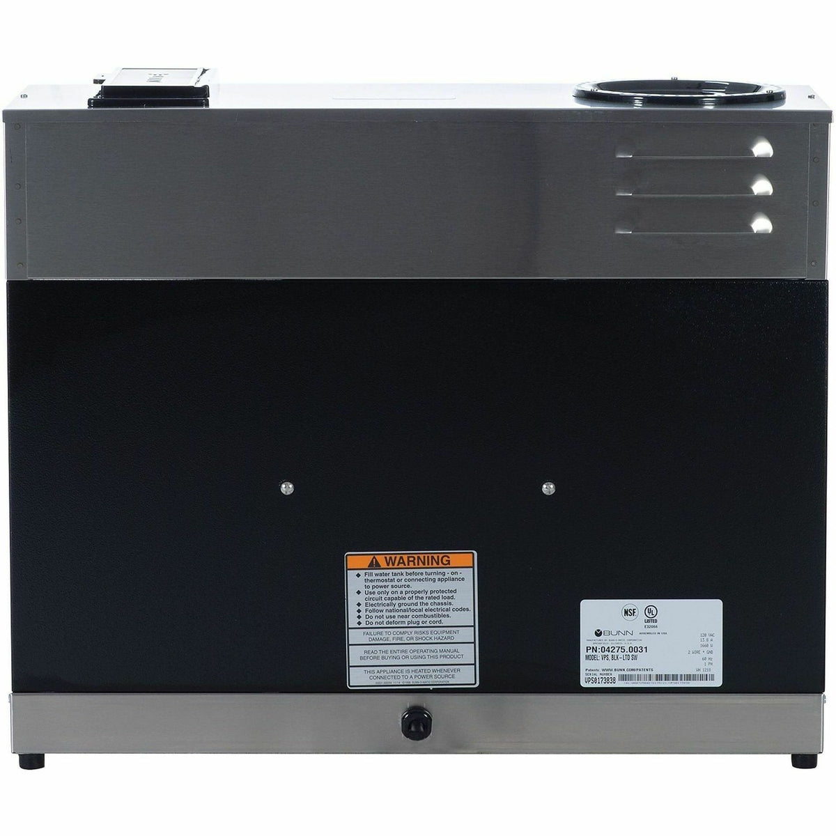 BUNN VPS 3-Warmer Coffee Brewer