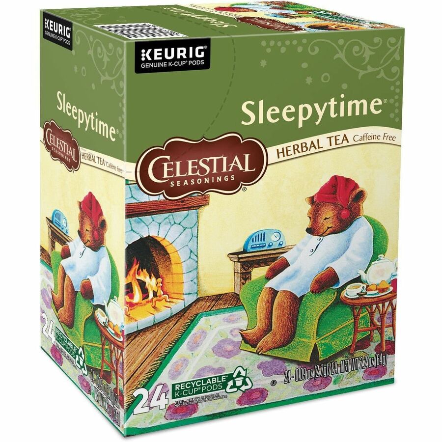 Celestial Seasonings® Sleepytime Herbal Tea, Single Serve K-Cup Pods, 24 Count Herbal Tea K-Cup